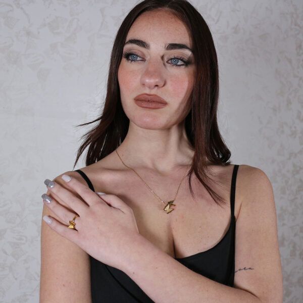 Parure Andromeda (Anello-Collana)