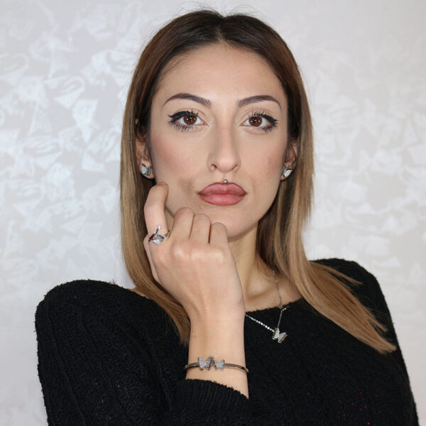 Parure Antigone (Anello-Bracciale-Collana-Orecchini)